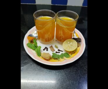 Immunity Boosting Herbal Tea. Turmeric Ginger Tea. Precautions for Corona Virus. Help in weight loss