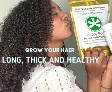 Best Supplements for Hair Growth! | Biotin, Silica & MSM!