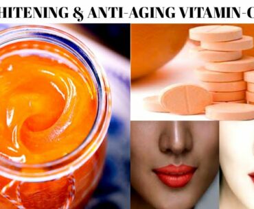 DIY VITAMIN-C CREAM/SERUM AT HOME|ANTI-AGEING ,SKIN WHITENING AND LIGHTEN DARK SPOTS AND BLEMISHES|