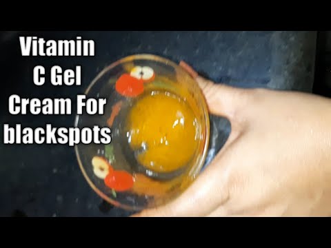 Vitamin C  gel cream For pigmentation black spots and uneven skin tone And fair and glowing skin