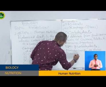 DARASA ONLINE: S02 EPISODE 34 [FORM II] BIOLOGY - HUMAN NUTRITION