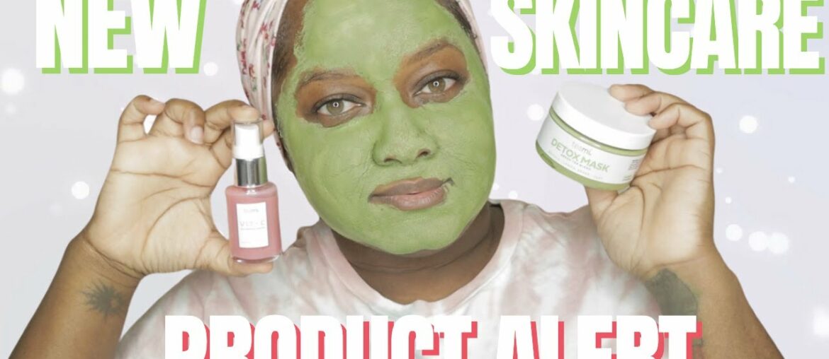 TRYING OUT A ALL NATURAL DETOX MASK AND VITAMIN C SERUM| SUMMER GLOW SKIN CARE