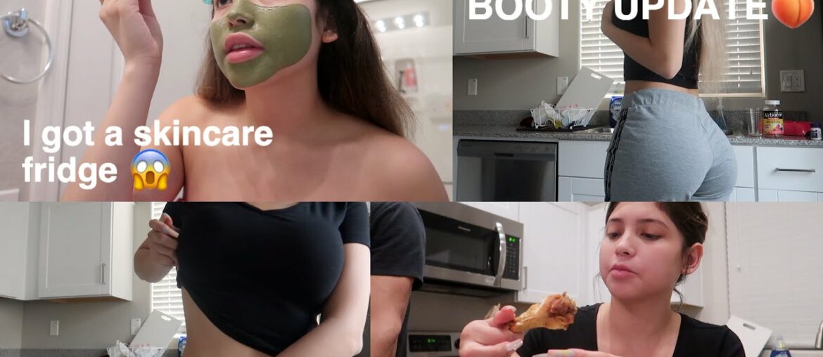 Skincare, New place, trying to gain weight? | VLOG