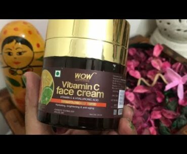 Wow Skin Science Vitamin C face Cream Review |Anti -Aging Cream | Is it Worth Buying Product...???