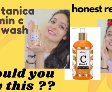 best vitamin c face wash in INDIA / st botanica vitamin c face wash review /