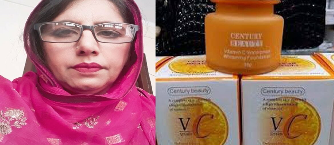 Beginner Makeup for School,College,,Office With VC Foundation|Vitamin "C"Whitening foundation