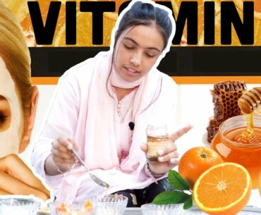 Vitamin C Face Mask For Skin Whitening | At Home