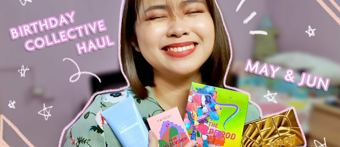 huge collective haul | birthday + may & jun | skincare and makeup!! boy its alot phew