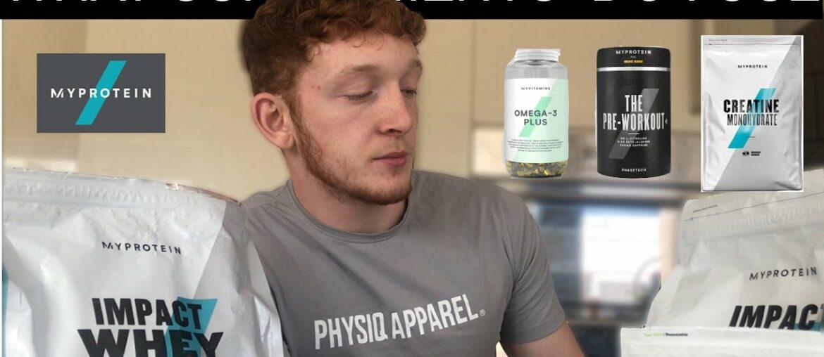 WHAT SUPPLEMENTS DO I TAKE AND WHY - PROTEIN SHAKES, CREATINE, PRE-WORKOUT MYPROTEIN//LOCKDOWN VLOGS