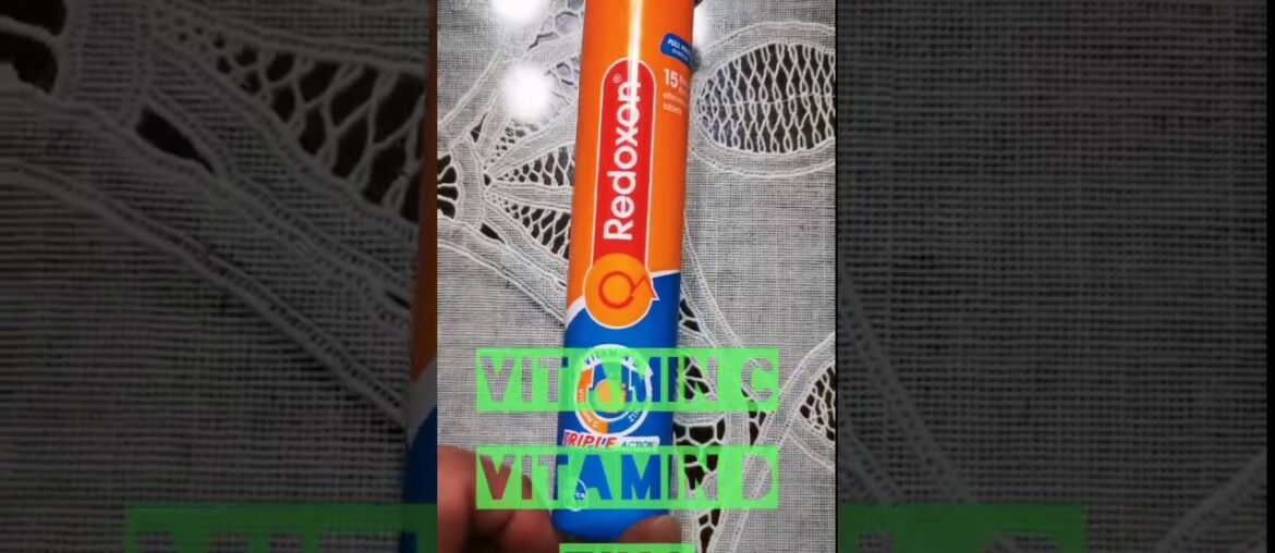 Boosting my Immunity with Redoxon!