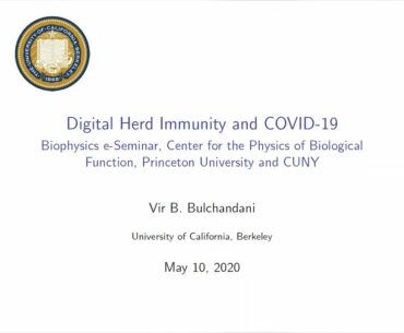 Digital Herd Immunity and COVID-19