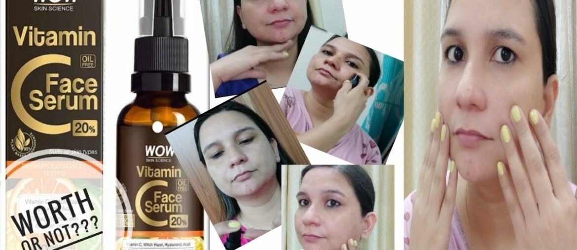 * NEW* WOW Skin Science 20% Vitamin C Face Serum ll 14 Days Challenge ll Review ll