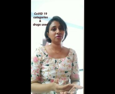 Medicines used for CoVID 19 treatment based on symptoms in Tamil Nadu, India - in English