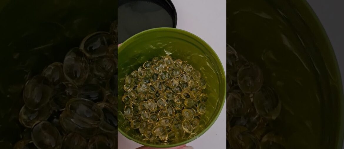 Vitamin E capsules for skin