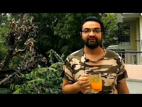 Immunity booster home-made turmeric drink for corona-virus
