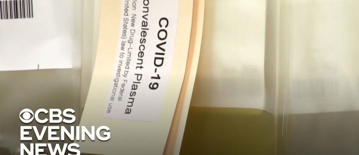 Convalescent plasma therapy showing promise as coronavirus treatment