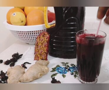 Best summer drink for COVID 19. Sorel /Ginger /Pineapple /Mango