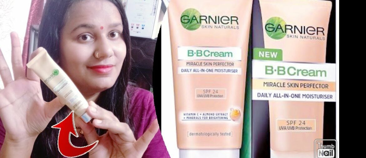 New Garnier B.B Beauty benifits cream with Vitamin C and Almonds//100%Results
