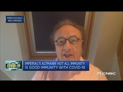 Immunity to Covid-19 'looks rather fragile,' professor warns