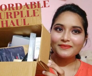 Affordable Purplle Haul/ itsgloriousworld