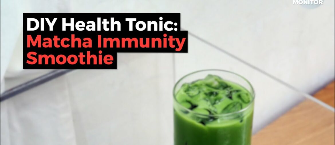 DIY Health Tonic: Matcha Immunity Smoothie