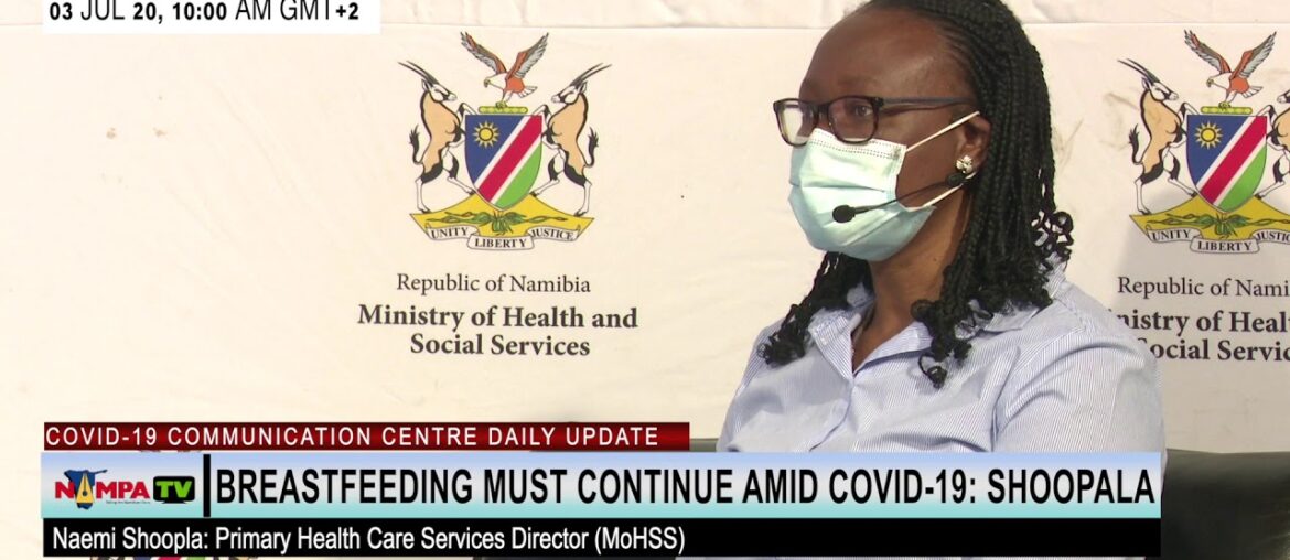 Breastfeeding must continue amid COVID-19: Shoopala