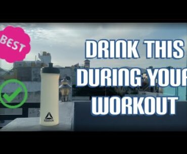health hack : what to drink during your workout | replinish your vitamins and minerals