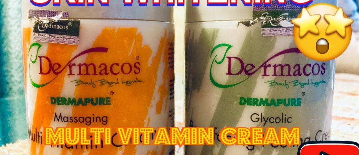 SKIN WHITENING HONEST REVIEW DERMACOS PEELING CREAM/ DERMACOS MULTI VITAMIN CREAM