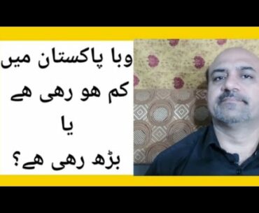 Status of COVID-19 in Pakistan.