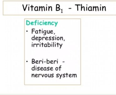 Vitamin B & C (Water soluble vitamins)