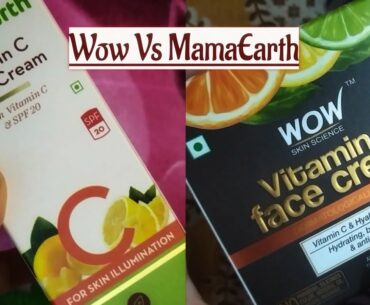 Wow Vitamin C Face Cream Vs MamaEarth Vitamin C Face Cream | A True Unbiased Comparison