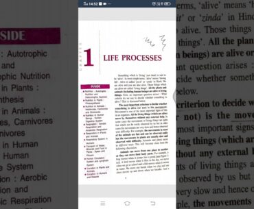Nutrition - Life Processes1: CBSE Class 10X Science Biology