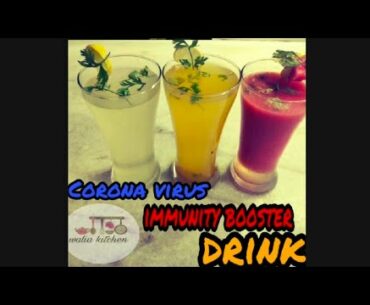 These drinks will help boosting your immunesystem to fight the corona virus/ immunity booster drink