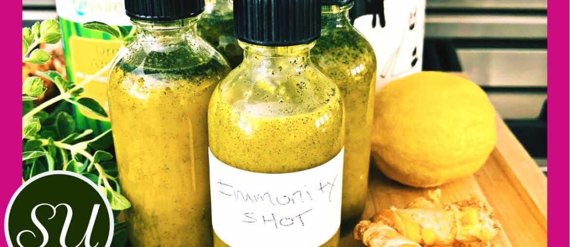 DIY Immunity Boosting Shot | Wellness Shot Recipe for Flu & Cold Season