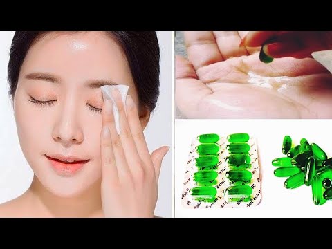 Vitamin E Oil Skin Treatment | Get beautiful spotless Glowing Skin Vitamin E capsule //