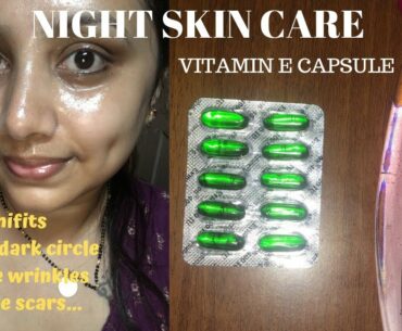 Night Skin Care Routine | Vitamin E Oil | Swathi #vitamin-e #nightskincare