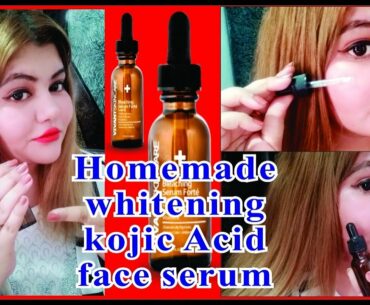 summer whitening kojic Acid serum|hindi urdu|| beauty tips by haram