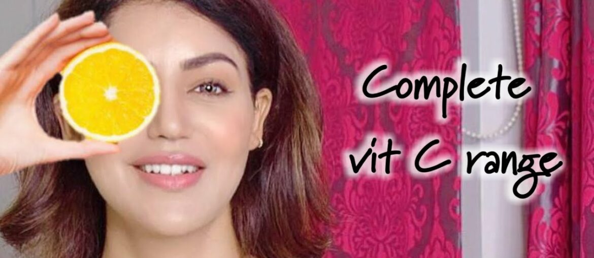 See my skin radiating with entire vit C range | Debina Bonnerjee |