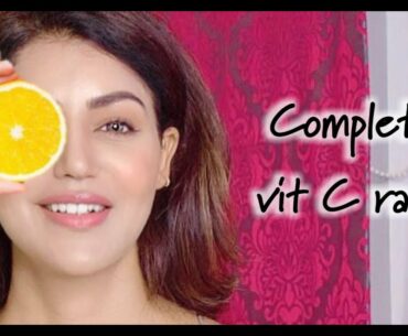 See my skin radiating with entire vit C range | Debina Bonnerjee |