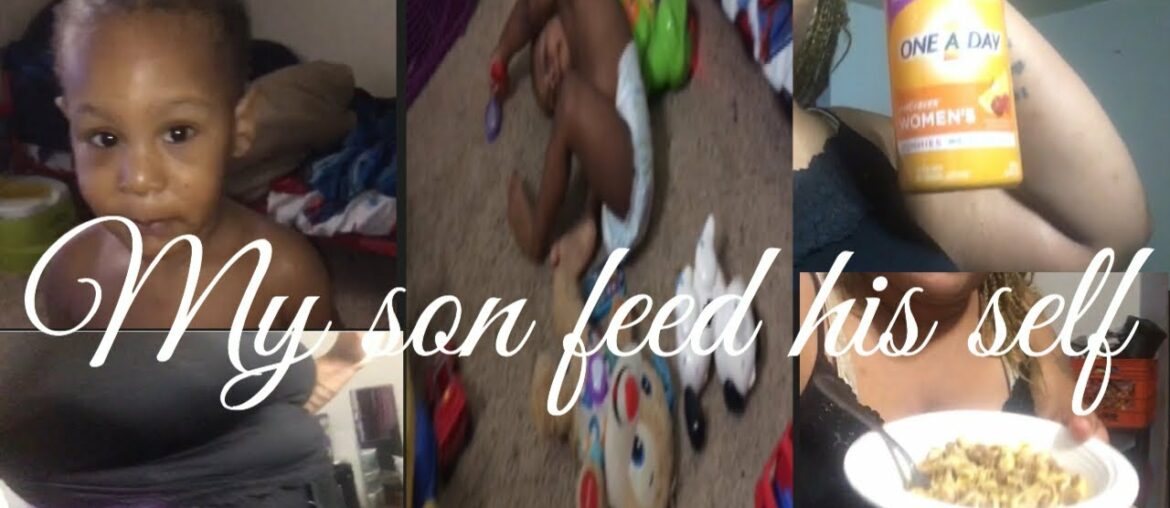 Vlog | ate breakfast & read books, ty playing, vitamin taking, working out