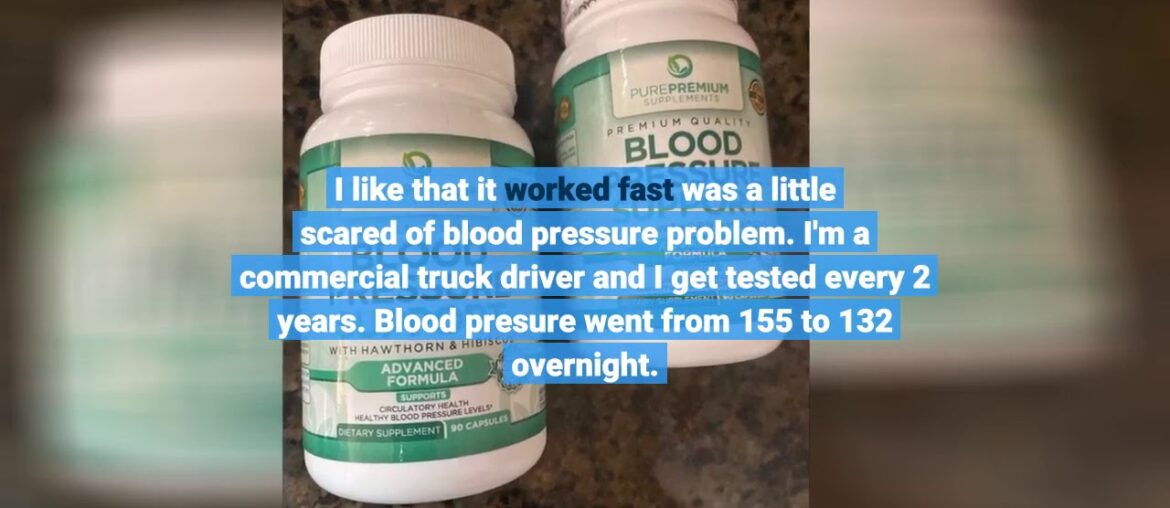 Check More Reviews: Premium Blood Pressure Support Supplement by PurePremium with Hawthorn & Hi...