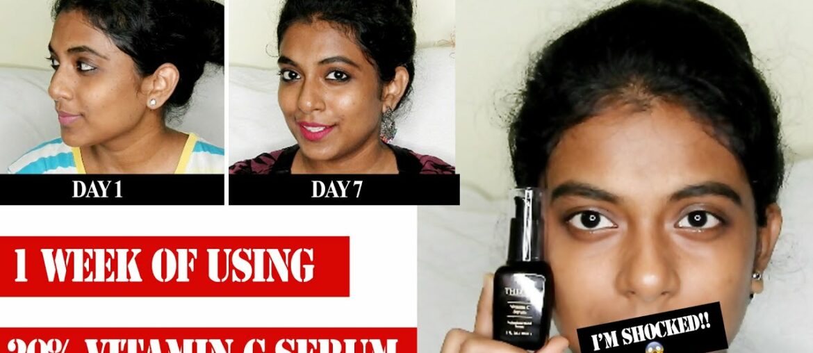 *NEW* 1 Week of Using Vitamin C Serum ft. Theoly 20% Vitamin C Serum