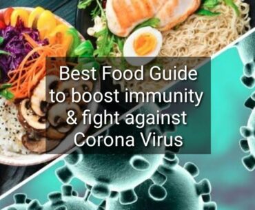 Best food guide to boost immunity against Corona Virus. Must watch video. Like, share & subscribe.