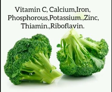 These vitamins and minerals are in the vegetables - In English