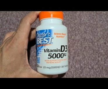 Doctor's Best Vitamin D3 supplement