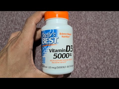 Doctor's Best Vitamin D3 supplement