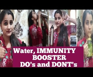 HOW to boost IMMUNITY with WATER /Corona Virus se kaise ladein/Stay home, stay safe/JIYARA FASHION N