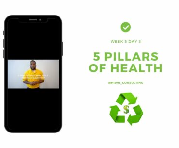 5 Pillars Of Health: Nutritional Supplement(Week 3/Day 3)