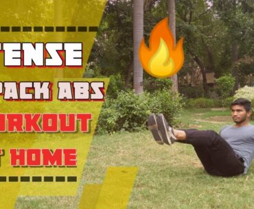 six pack abs intense workout at home