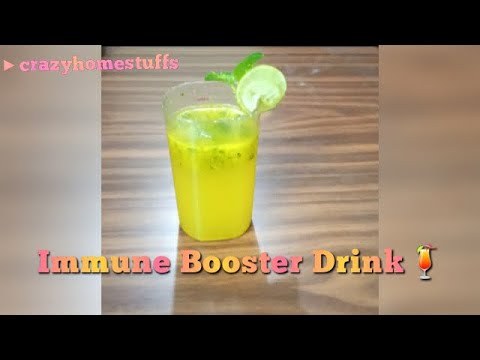 Immune Booster Vitamin C Juice | Increase Immunity | Lemon Amla Tulsi Ginger Drink recipe |COVID 19|